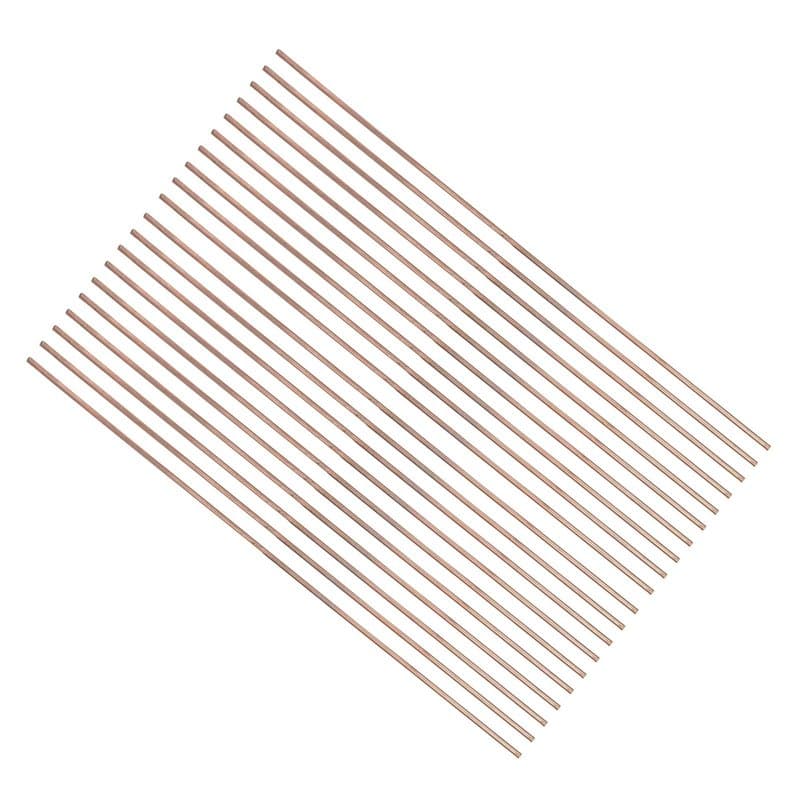 Okuyonic 20 Pièces de Soudage, Tige de Soudure en Cuivre Phosphoreux Stable pour Industrie des Instruments électromécaniques