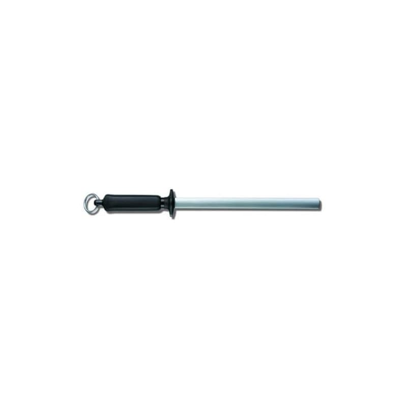 Victorinox Fusil de cuisine ovale revêtement diamant, Plastique, Noir, 30 x 5 x 5 cm