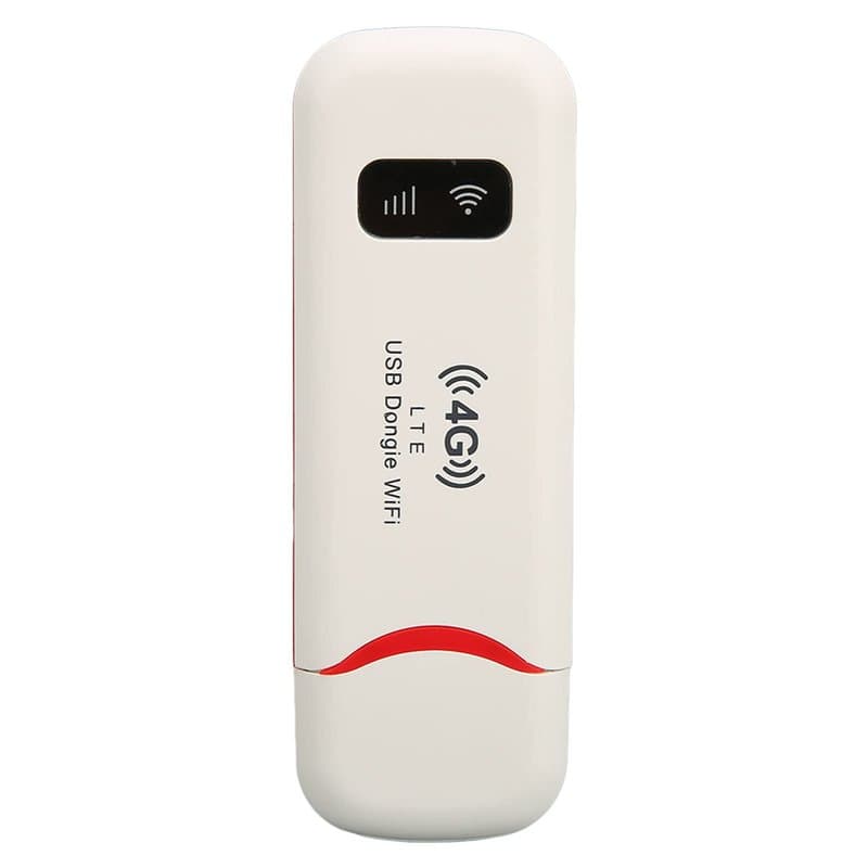 Routeur WiFi Portable, Adaptateur Réseau USB WiFi 4G LTE USB avec Emplacement pour Carte SIM, Cryptage WPA WPA2, Idéal pour Les