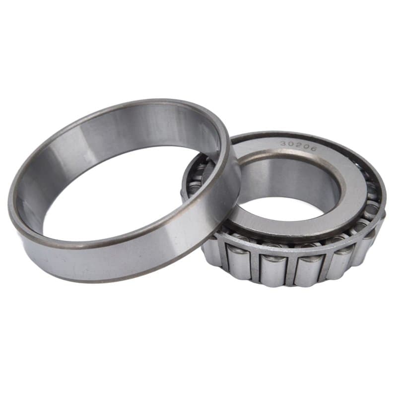 Roulement à rouleaux coniques, roulement à rouleaux, conception standard durable, utilisation intensive et large pour 30206