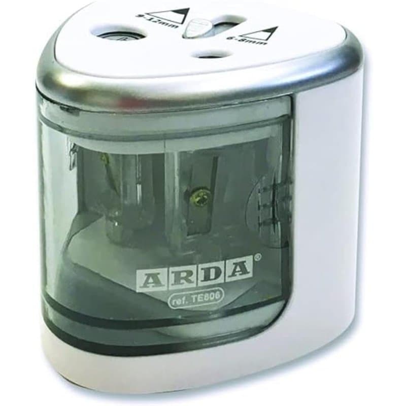 Taille-crayon électrique avec opération à bûterie, pour le bureau, pour crayons. ARDA