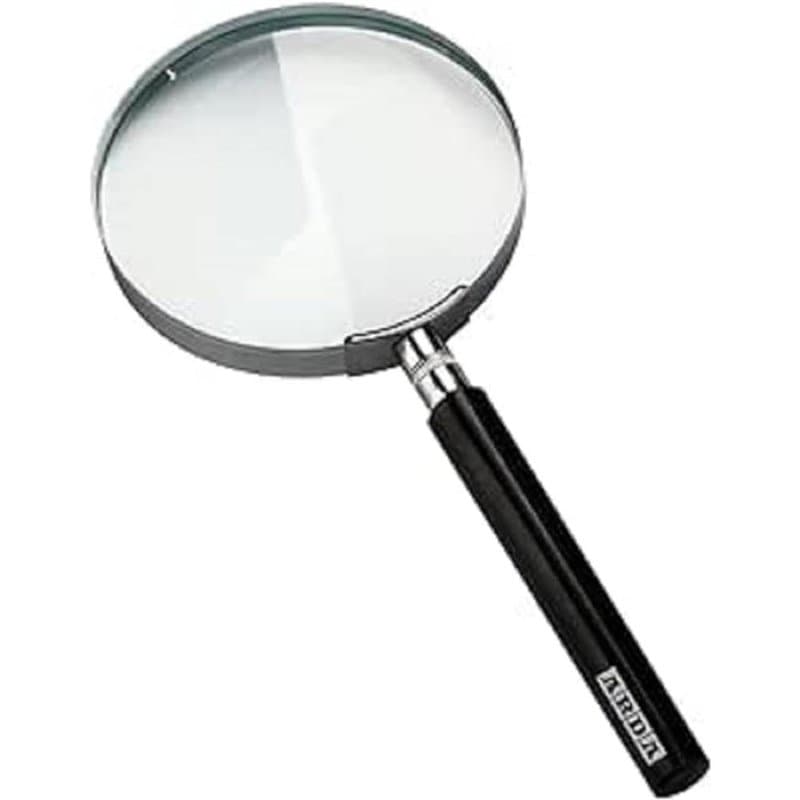 Arda Loupe Classique avec Verre Optique. Zoom 3X, Diamètre 90 mm