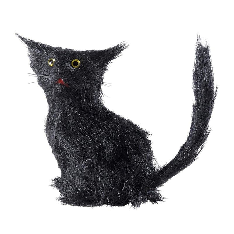 Widmann - Accessoire pour Chat Noir pour Animaux, 12 cm, 1 Pièce, Couleur, WDM7763C