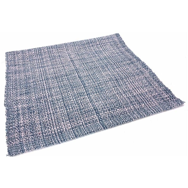 CASA Service ECOPRIME Tapis en Coton, Lavable, pour Salle de Bain et Cuisine, antidérapant (50 x 80 cm, Bleu Clair)