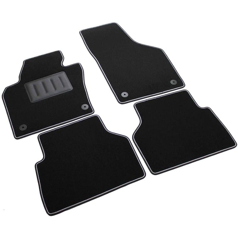 ilTappetoAuto by Fabbri3 - SPRINT04711 - Compatible avec Tapis de Voiture sur Mesure en Moquette Noire pour Volkswagen Tiguan