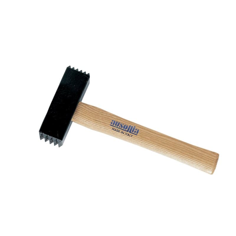 AUSONIA - 45180 MARTEAU POUR BOUCHARDAGE BOUCHARDE 1000 GRAMMES AVEC TÊTE FORGÉE EN ACIER C45 TREMPÉE PAR INDUCTION ET PEINTE AV