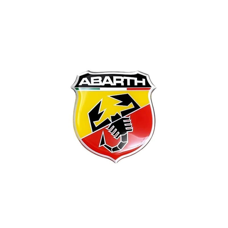 Quattroerre 21532 3d Emblème (1 pièce) II 5.2 x 4 cm, Noir, argent, jaune, rouge