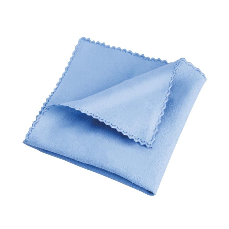 EKON Chiffon en microfibre lavable, 20 x 20 cm, idéal pour les écrans et les écrans, réutilisable, bleu clair