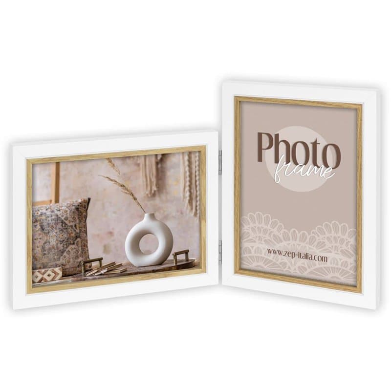 ZEP Cadre double Ayas 2 photos 13 x 18 cm portrait et paysage