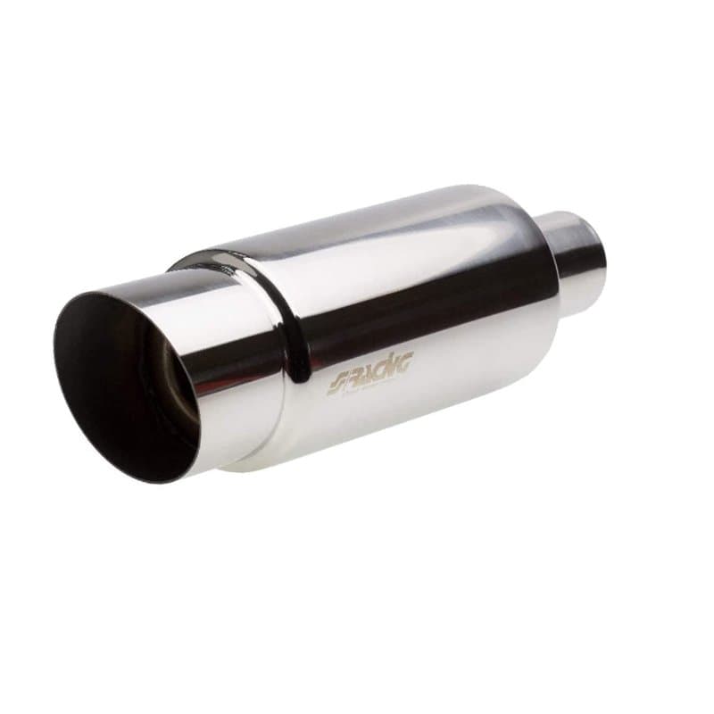 Simoni Racing Spa ESR086 Silencieux d'Échappement Arrondi, Inox