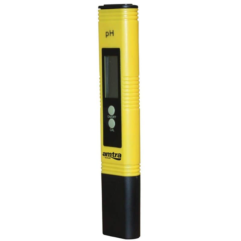 Amtra Digital Ph Tester ATC - Testeur d'Aquarium Numérique, Ph-Mètre des l'eau, avec Compensation des Température Automatique AT