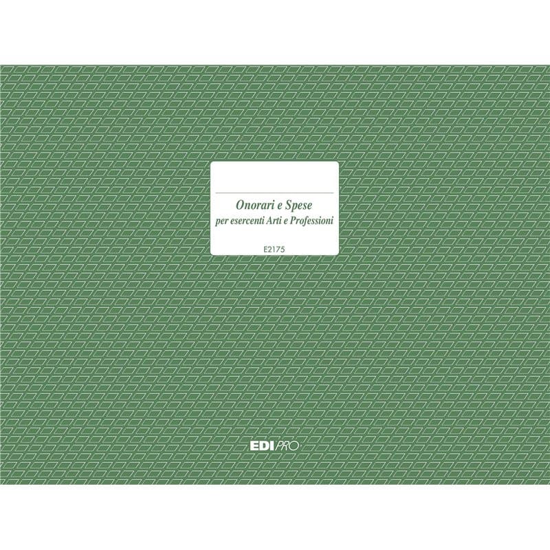 EDIPRO - E2175 - Registre de comptabilité honoraires et dépenses 19 pages numérotées pour 24,5 x 31