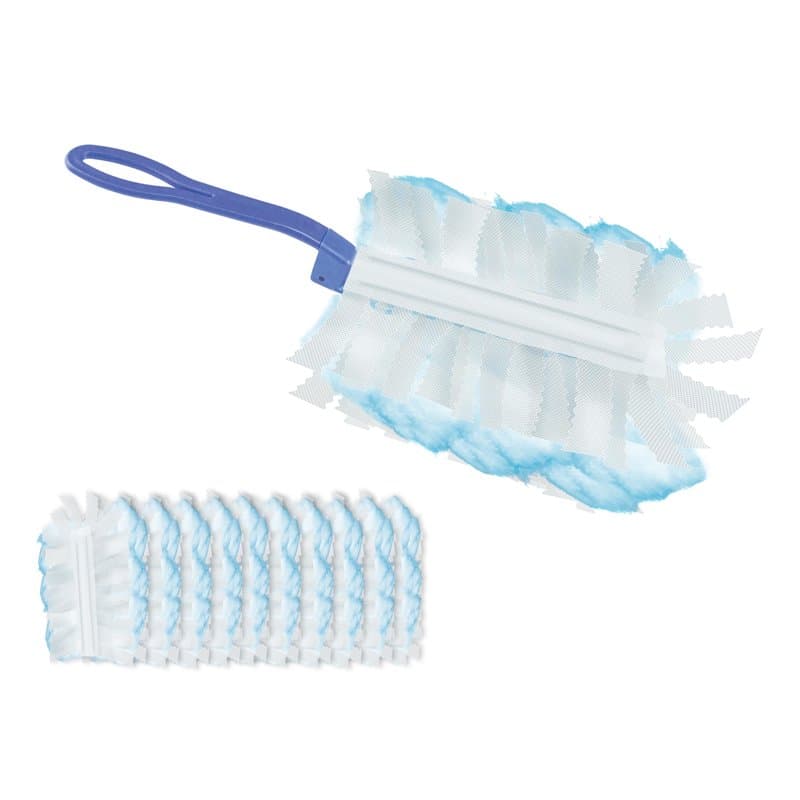 BEPER C203PUL004 - Attrape et Retient, Kit de Dépoussiérage, 1 Plumeau et 15 Recharges, Plumeau Poussière, Attrape-Poussière et
