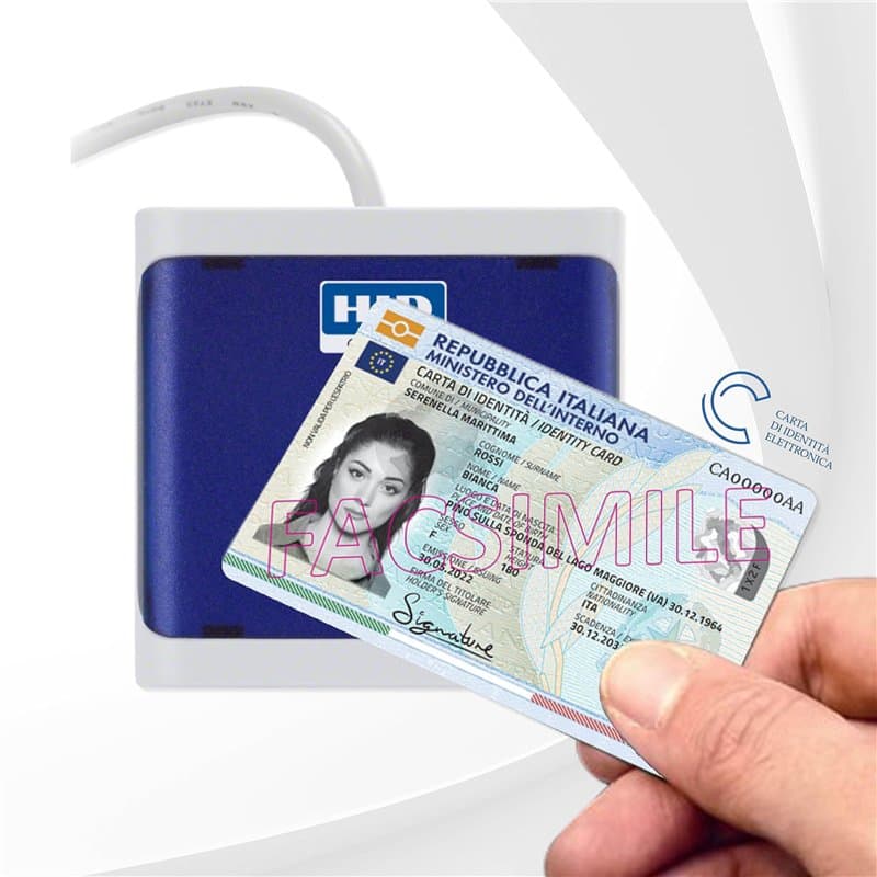 HID Omnikey 5022 Lectur de carte RFID + NFC, passeport e carte d'identité électronique