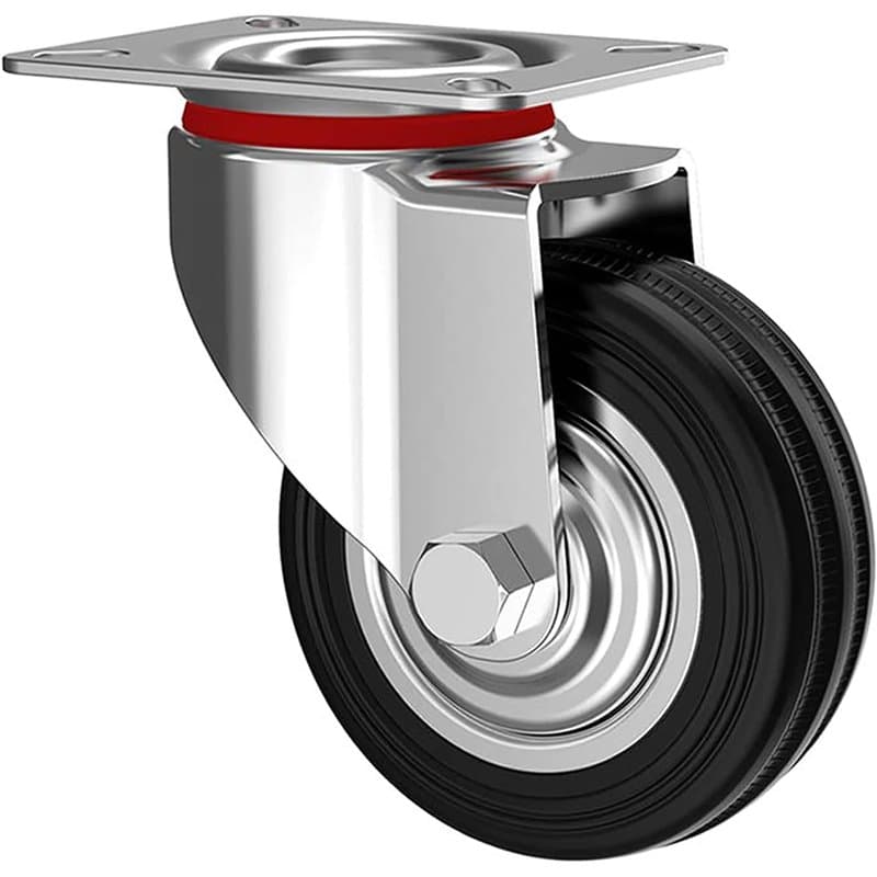Kippen 1601DX - Roue industrielle avec plaque tournante, diamètre 150 mm.