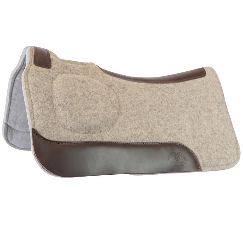 Tapis de selle en feutre Silver Horse Croco, doux et résistant, indispensable pour protéger le cheval contre les traumatismes et