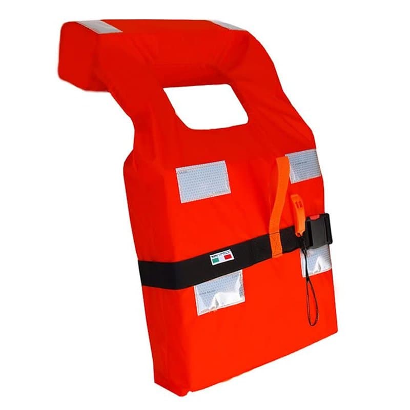 Gilet de sauvetage certifié 150N – Gilet ceinture de sauvetage réglable – Talglia L, couleur orange avec rafraîchissants, flotta