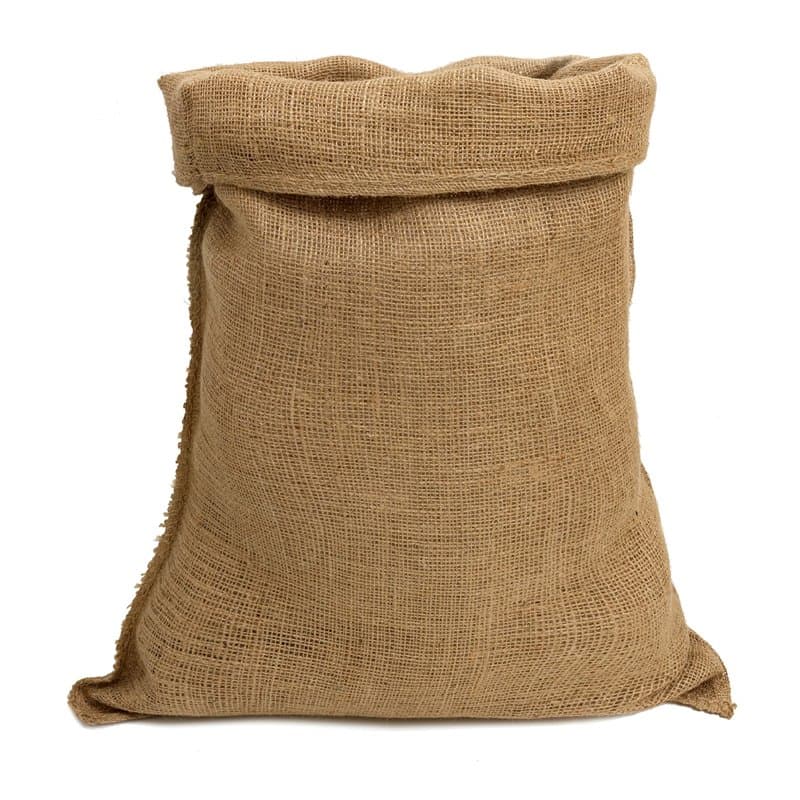 IPEA Sac en toile de Jute grandes 80x50cm – 1 unités – Sacs de Jute Naturelle pour Bricolage, Décoration, Jardin, Boîte à Objets