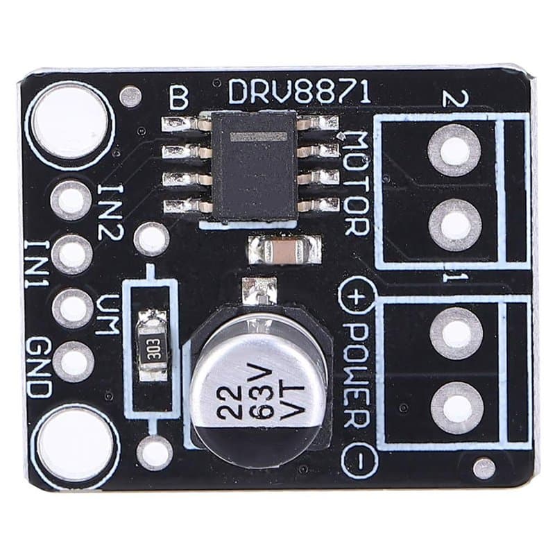 Fafeicy Pilote de Moteur à Courant continu, DRV8871 BOB Drive Module 3.6A PWM Control Port, pour imprimantes, appareils électrom