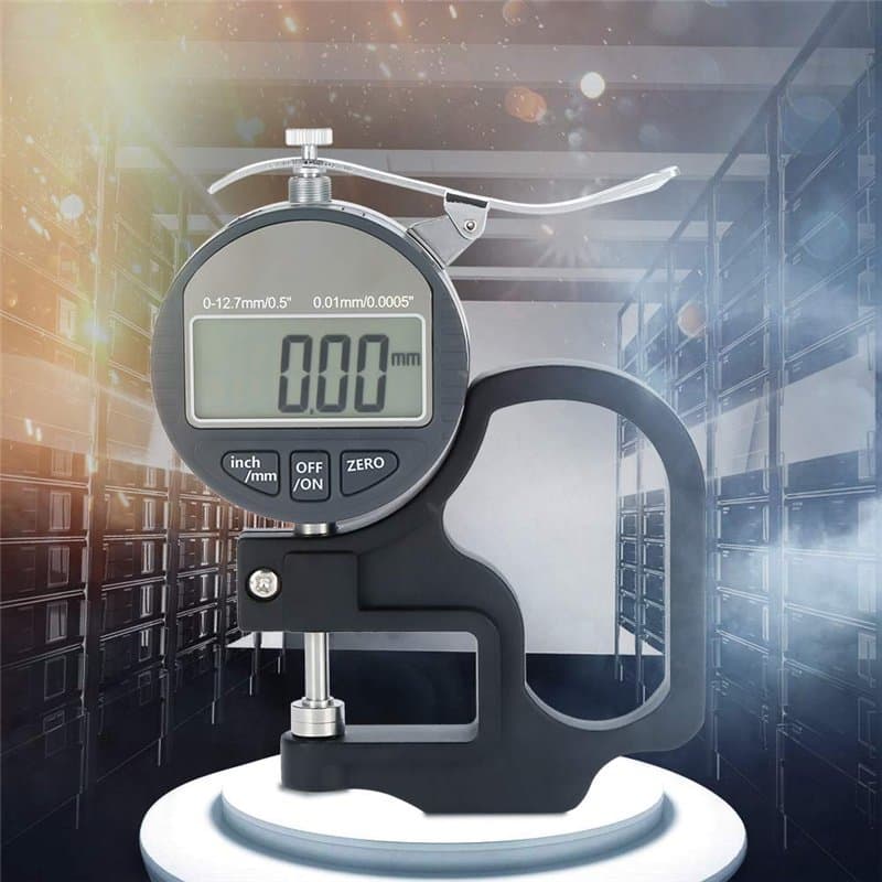 Jauge d'Épaisseur Numérique 0-12,7mm, Jauges d'épaisseur de Haut Précision 0,01mm, Outils de Mesure pour Mesurer l'Épaisseur du