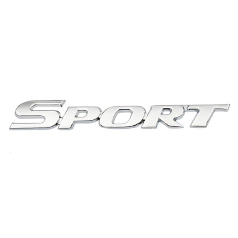 C-FUNN 3D Sport Chrome Abs Voiture Tronc Insigne Emblème Decor Stickers Autocollant