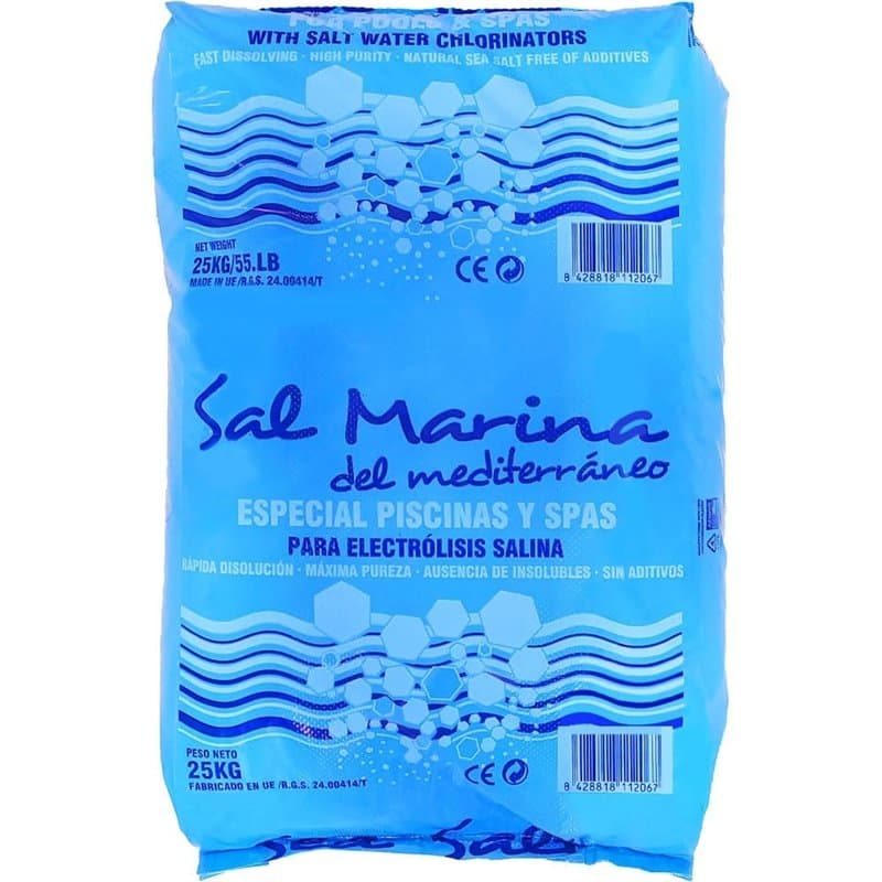 Llofer - Sac de sel Fin pour Piscine (Dissolution Rapide) - 25kg