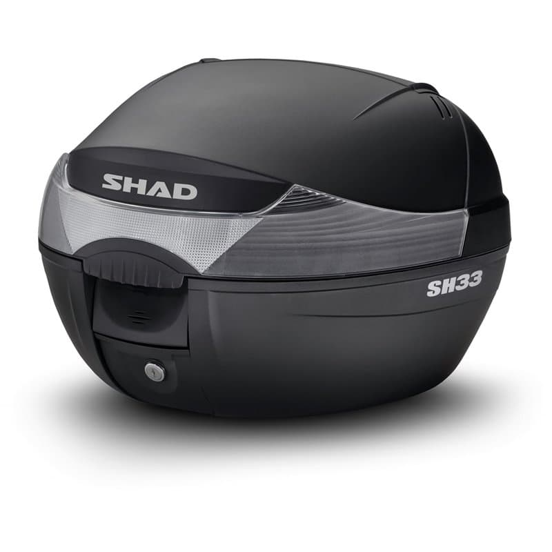 D0b33200 - Coffre ou Valise arrière pour Scooter ou Moto sh33 SH 33, Noir