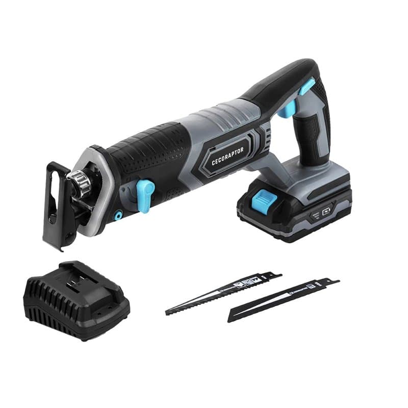 Cecotec Scie Sabre sans Fil CecoRaptor Perfect Quick&Cut 2020 Advance. Batterie 20 V et 2000 mAh, fréquence d'oscillation 3000 S
