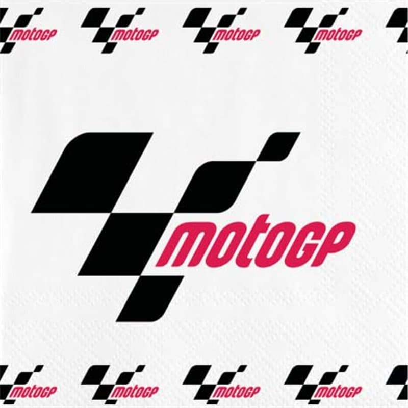 BeenSmile, Lot de 20 serviettes en papier 33 cm pour moto, 33 cm