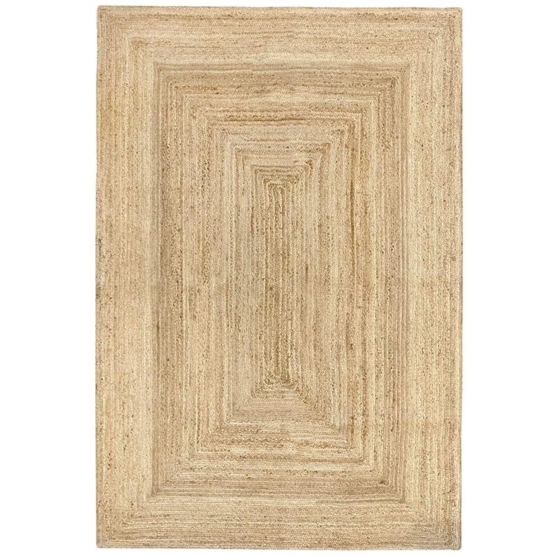 HAMID - Tapis Naturel, Alhambra Tapis Couleur Naturelle, Tressé à la Main, pour Salon, Salle à Manger, Chambre, Couloirs, Couleu