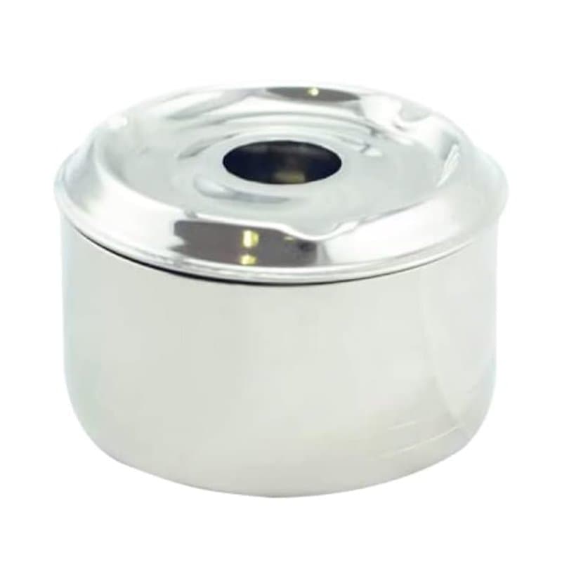 Hostelnovo Cendrier à eau avec couvercle, accessoire pour fumeurs, anti-odeurs et anti-fumée, 9 x 7 cm, portable et idéal pour l