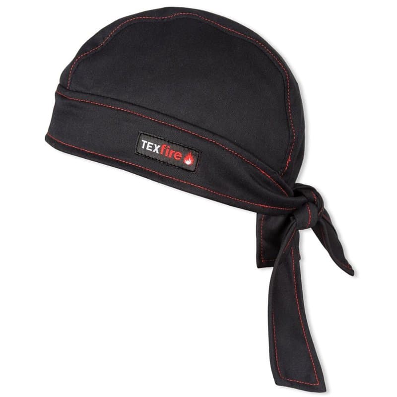 TEXFIRE | Bandana Ignifuge pour Soudure, Respirant et très léger. Protection de tête pour Soudeur. Réglable, Lavable et Conforta