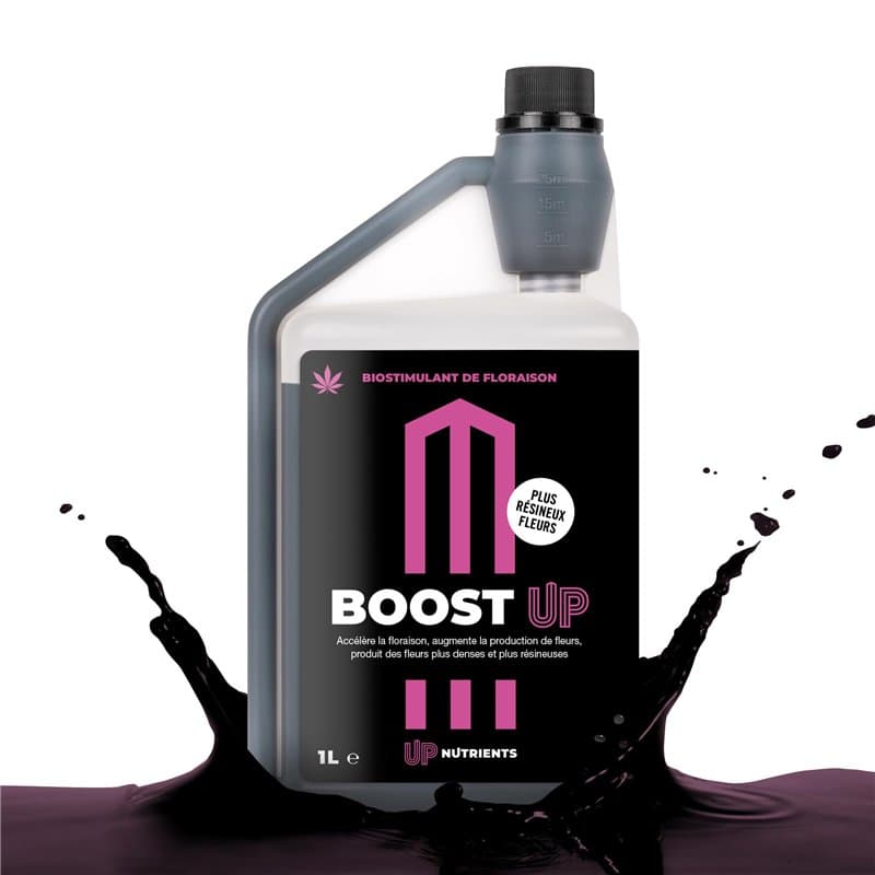 UP NUTRIENTS Bio Engrais Stimulateur de Floraison BOOST UP 1L | Bio Stimulateur pour Plantes et Cultures | Accélérateur de Produ