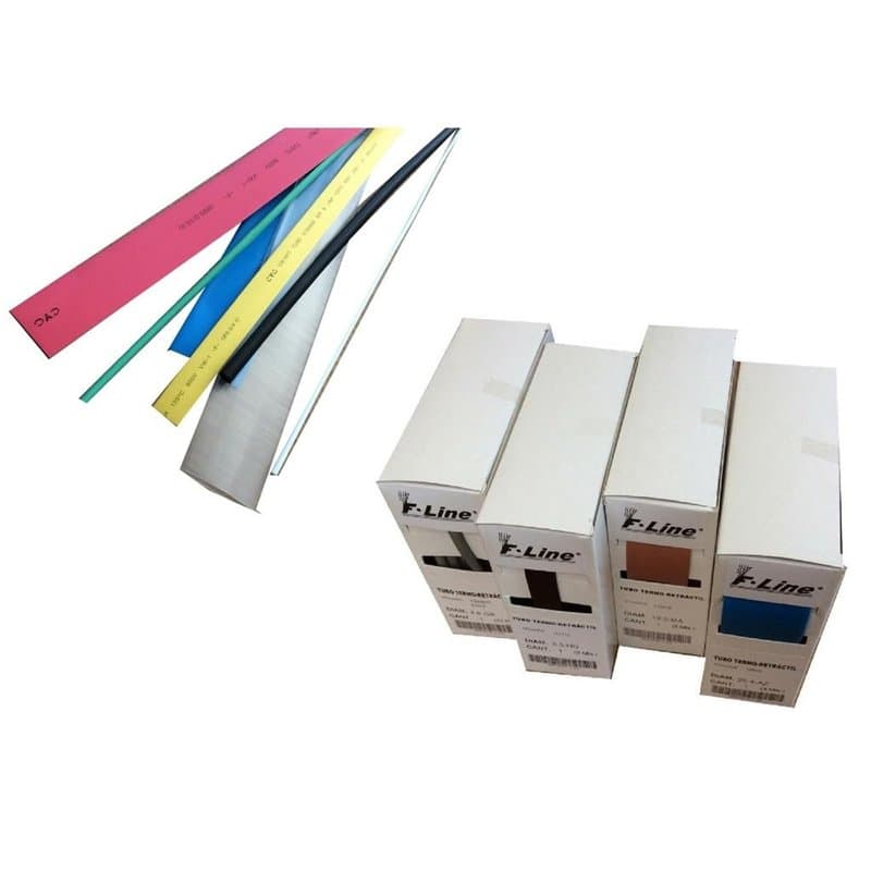 Brightium B1186299 Boîtier tube thermorétractable noir, diamètre 3,50 mm, longueur 15 m idéal pour la protection et l'isolation