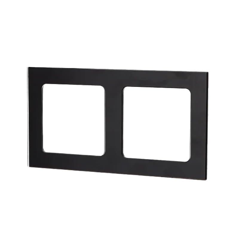 Plaque murale en verre au design moderne, fabrication précise en Allemagne et en France, livrée avec 2 clés et une élégante fini