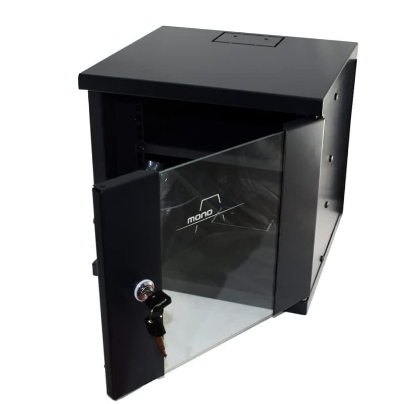 Armoire murale 6U 330 x 320 mm avec 1 onglet, 25,4 cm - Stockage sûr et efficace pour les équipements de réseau et de télécommun