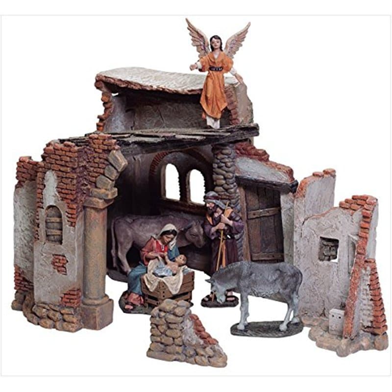 Triciclo Editores - Figurine de crèche de Noël | Série 11 cm | Peint à la Main | Résine avec Poudre d'albâtre | Reproduction de