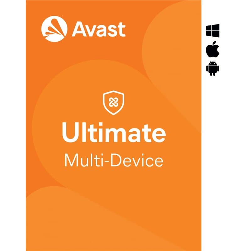 Avast Ultimate 2025 - Pack Antivirus avec Avast Premium Security, Avast SecureLine VPN et Avast Cleanup Premium | 10 appareil |