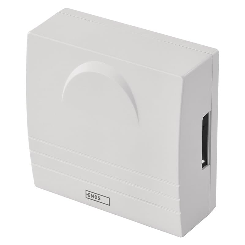 EMOS Sonnette de porte à 2 fils - Carillon de porte classique - Blanc - 1 mélodie Ding-Dong - Volume 85 dB - Avec fil - Montage