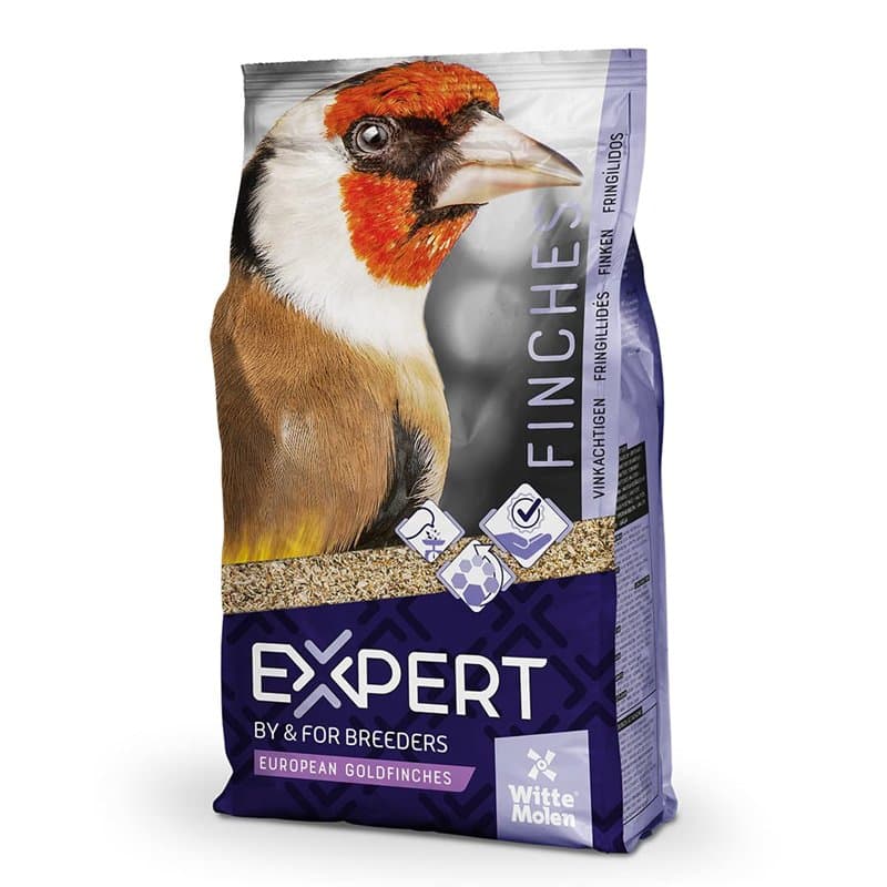 Witte Molen, Expert Chardonneret Elégants 2 kg, Nourriture pour Oiseaux, Sélection variée de graines de Haute qualité, Mélange s