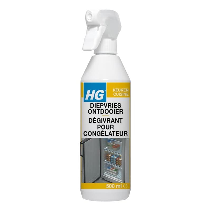 HG Dégivrant pour Congélateur Spray Dégivrant pour Congélateur & Réfrigérateur, 2x500 ml (539050104) - Lot de 2