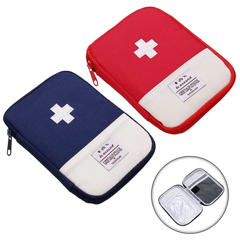Ruikdly Trousse de Premier Secours 2 Pièces Trousse Secours Vide Trousse de Premiers Soins First Aid Kit pour Situations d'urgen
