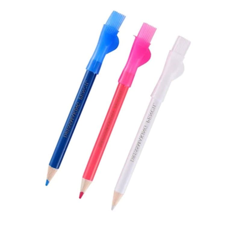 haihaz,3 Pièces Tailleurs Marquage Tissu Craie Craie,Crayons de Marquage à La Craie de Tailleur,Stylos de Marquage en Tissu,Styl