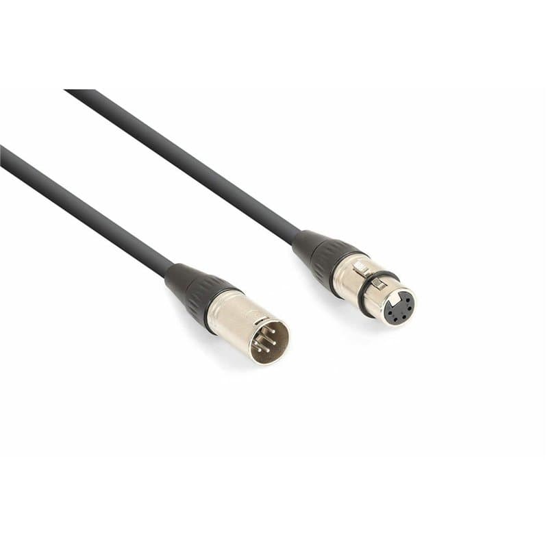 Power Dynamics PD Connex DMX Cordon DMX 5-pin XLR Mâle/XLR Femelle - 20m - Idéal pour Contrôler vos Éclairages