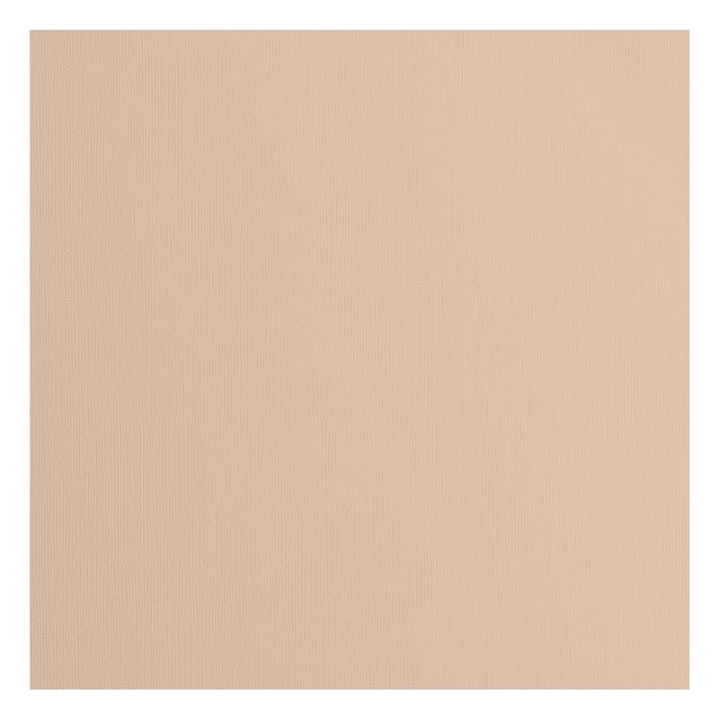 vaessen creative Florence Papier Cartonné, Beige (Parchemin), 216g, Carré, 30,5 x 30,5 cm, 20 Feuilles, Surface Texturée, pour P