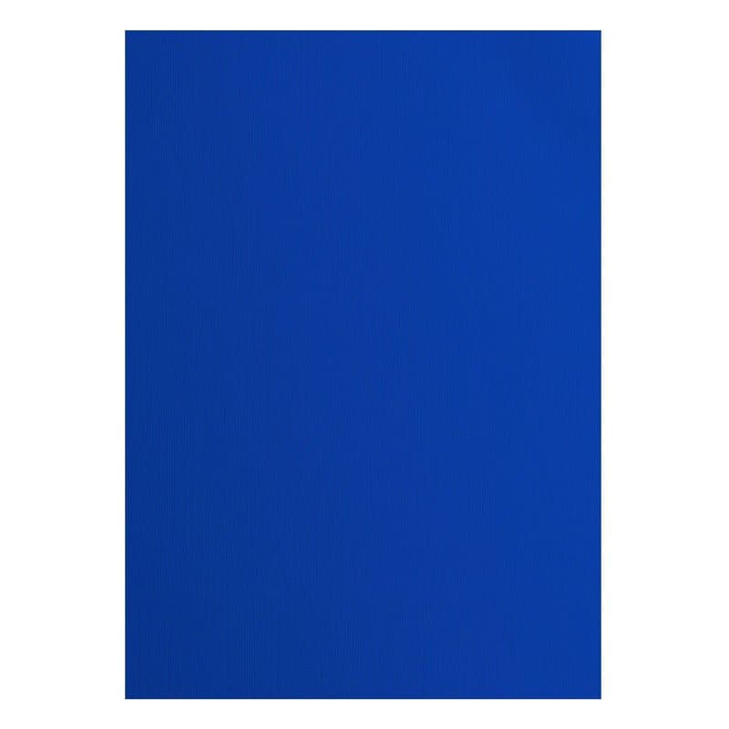 vaessen creative Florence Papier Cartonné, Bleu (Saphir), 216g, A4, 10 Feuilles, Surface Texturée, pour Peindre, Scrapbooking et