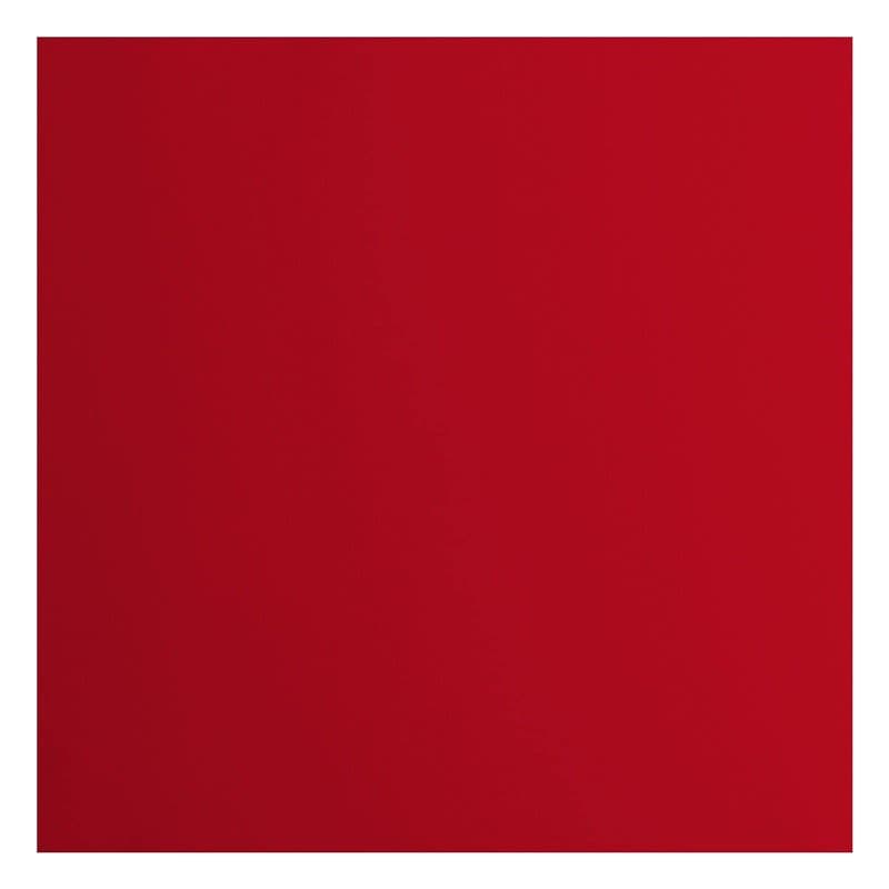vaessen creative Florence Papier Cartonné, Rouge (Coquelicot), 216g, Carré, 30,5 x 30,5 cm, 20 Feuilles, Surface Lisse, pour Pei