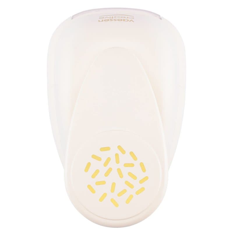 Vaessen Creative Perforatrice Confettis - Ø 4.8 cm - pour Projets DIY, Papier Scrapbooking, Plastique Fou, Bullet Journaling, Ca