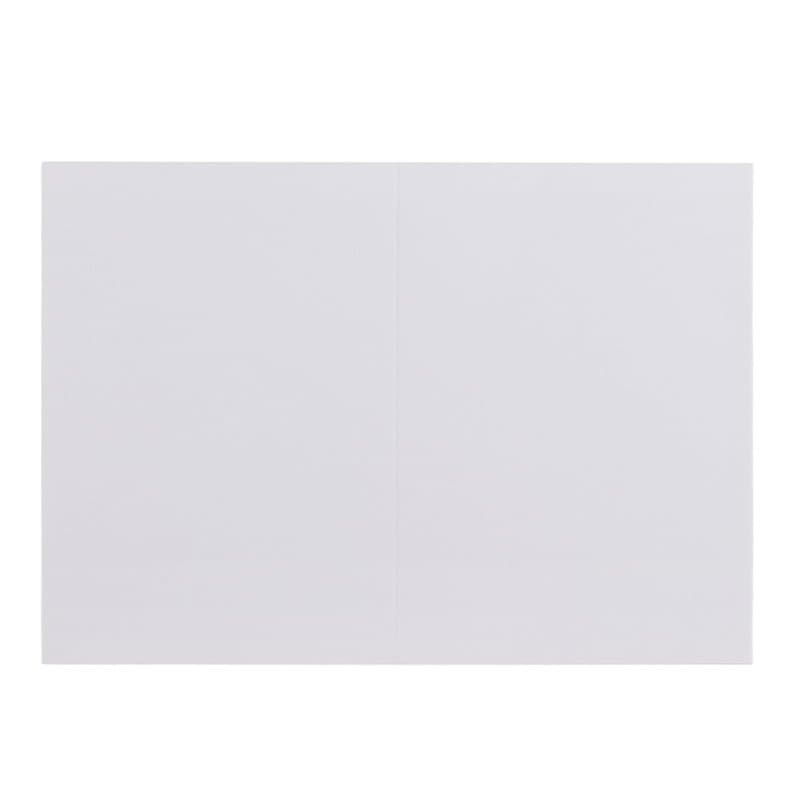 Florence Cartes Pliantes Papier Cartonné - A6 - Blanc - 100 pcs - 300 g/m² - Cartes Vierges pour Invitations, Faire Part, Cartes