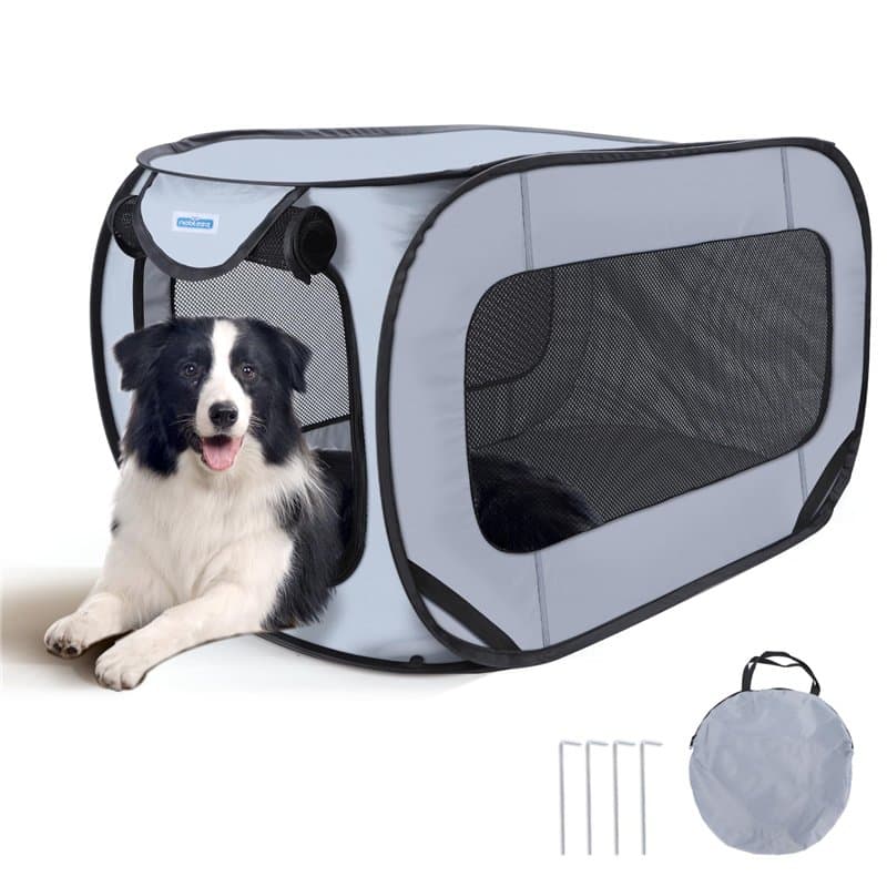Nobleza Cage Portative pour Chien Chat de Voiture, Parc Pliable pour Chien, Clôture pour Animaux de compagnie en Tissu Oxford Im
